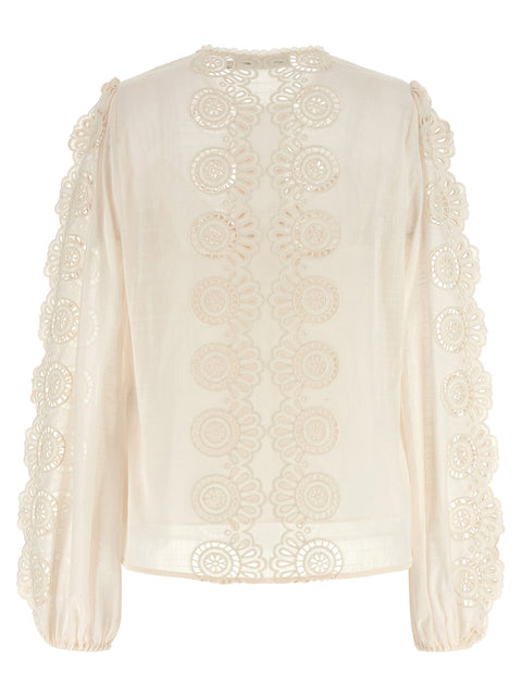Zimmermann Lucky Embroidered Blouse
