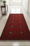 Terkaman Tribal Afghan Oriental Rug, size 2' 7" x 6' 6"  (C)