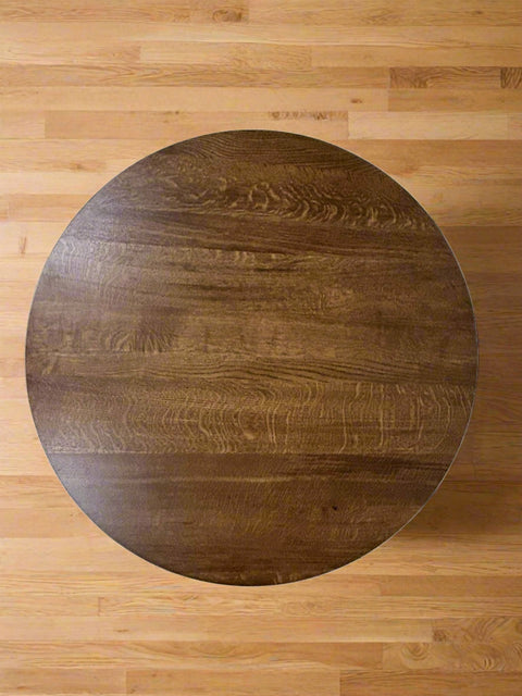 Mission Quarter Sawn  Oak Round Dining Table, Kitchen Table - 40"
