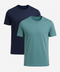 Buki Cinqo Tech Tee 2-Pack - Blue Grey/Blue Night