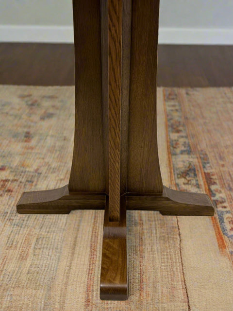 Mission Quarter Sawn  Oak Round Dining Table, Kitchen Table - 40"