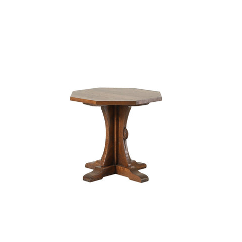 Mission Solid Oak Mouse Detail End Table