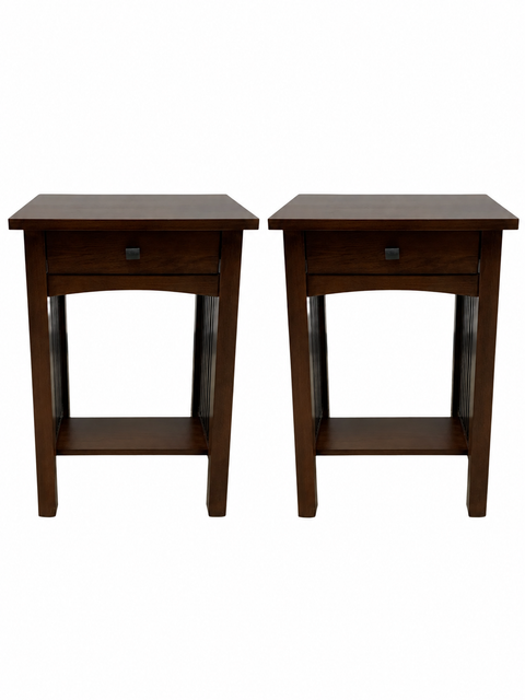 Mission 1 Drawer Spindle End Table (Pre-Order Micheal's Cherry Only)