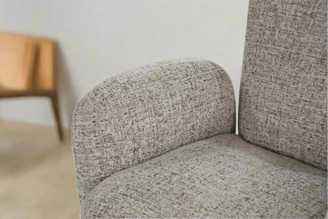 Atlas Modern Fabric Swivel Arm Chair