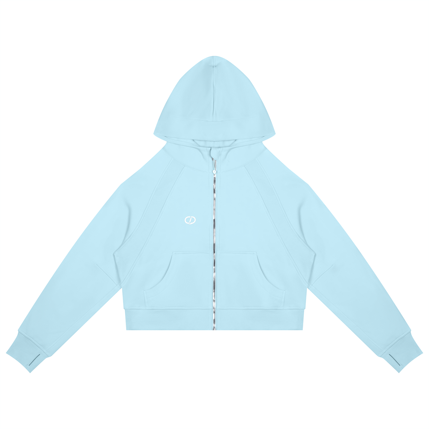 Cropped Zip Hood
