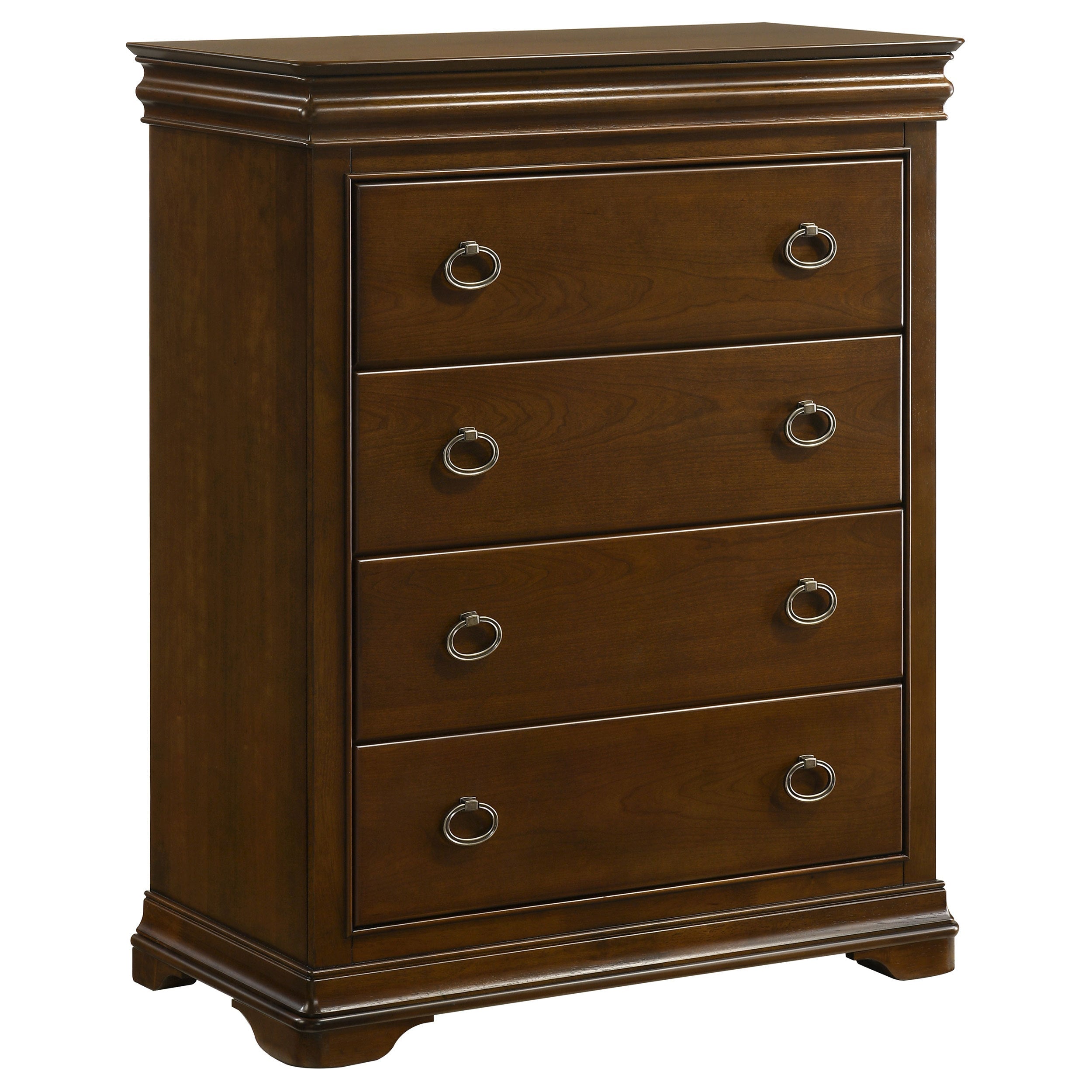 5-Piece Queen Bedroom Set with Upholstered Headboard, Dresser, Mirror, Chest &amp; Nightstand