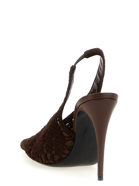Magda Butrym Crochet Slingback