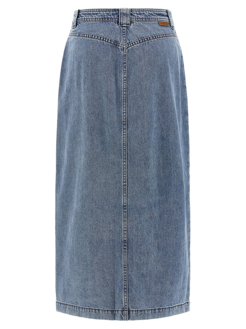 Zimmermann Denim Pencil Skirt