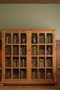 Mission Solid Oak Double Door Bookcase - Michael's Cherry