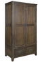 Mission 2 Door / 2 Drawer Armoire (Available in 2 Stains)