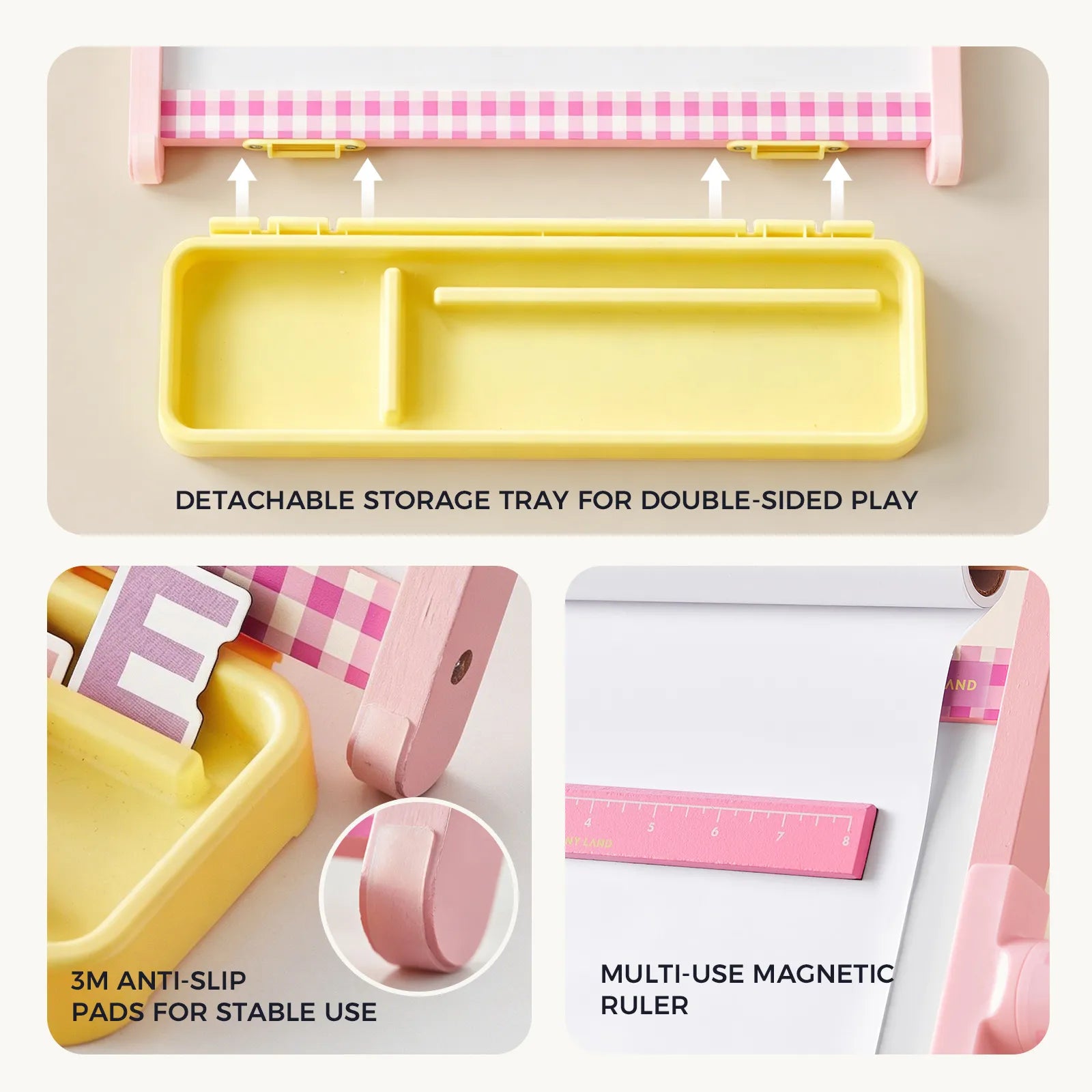 Tiny Land® Double-Sided Magnetic Tabletop Easel