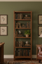 Pre-Order Mission Spindle Side 5 Shelf Bookcase - Michael's Cherry (MC1)