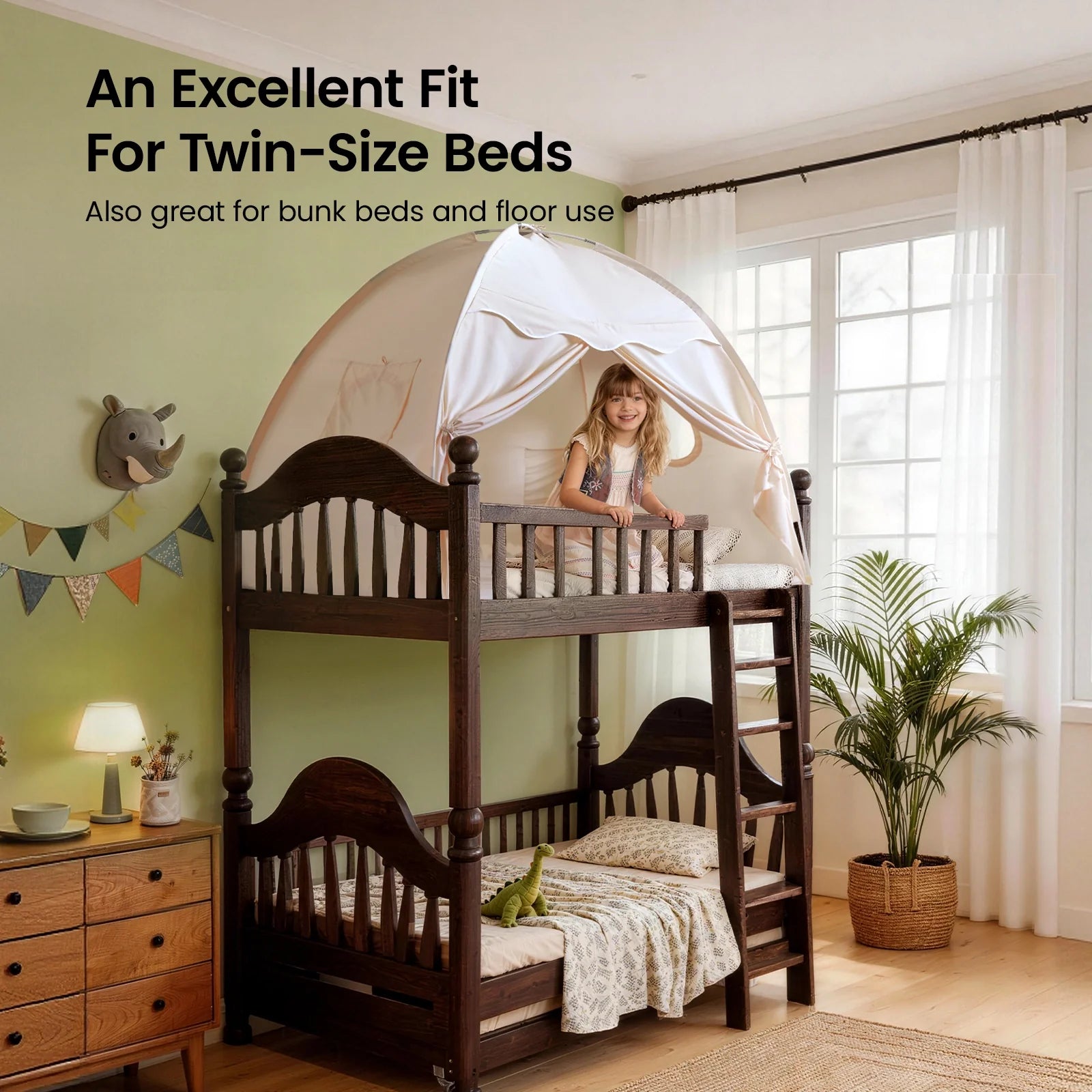 Tiny Land® Versatile Kids Bed Tent & Play Tent