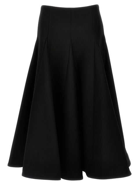 Valentino Garavani Solid Crepe Couture Valentino Skirt