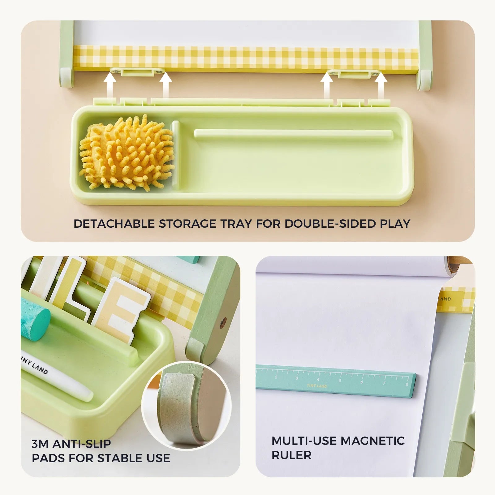 Tiny Land® Double-Sided Magnetic Tabletop Easel