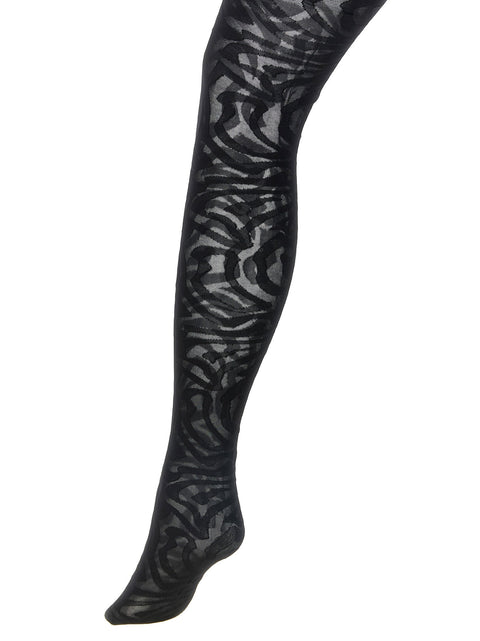 Emilio Pucci Black Labirinto Tights