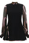 Emilio Pucci Black Marmo Cady Dress