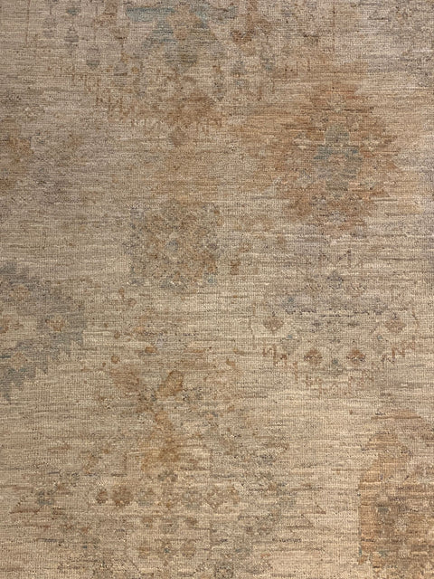 Hand-Knotted Sultanabad Vegetable-Dyed Wool Rug, 8' 10" x 11' 7"  (K)
