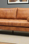 Alamo Top Grain Leather Sofa - Light Brown
