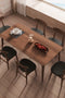 Isabella Mid Century Walnut Dining Table and Chairs