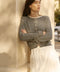 The Montana Cardigan | Striped Button-Down Cardigan BLACK/WHITE