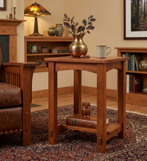 Mission Mortise and Tenon End Table