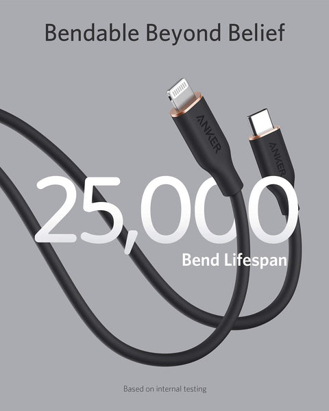 Anker 641 USB-C to Lightning Cable (Flow, Silicone)