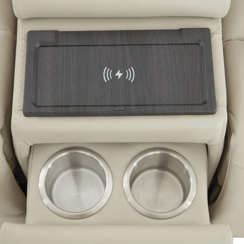 Alabaster Collection Top Grain Leather Power Recliners
