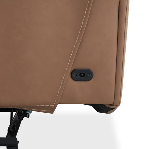 Velour Collection Top Grain Leather Recliner with Zero Gravity Power