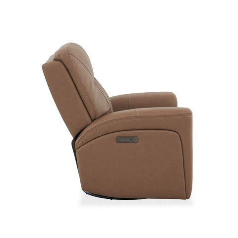 Velour Collection Top Grain Leather Recliner with Zero Gravity Power