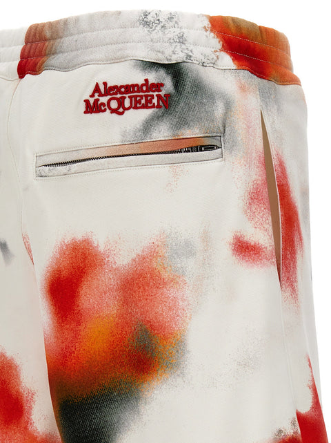Alexander McQueen Obscured Flower Bermuda Shorts