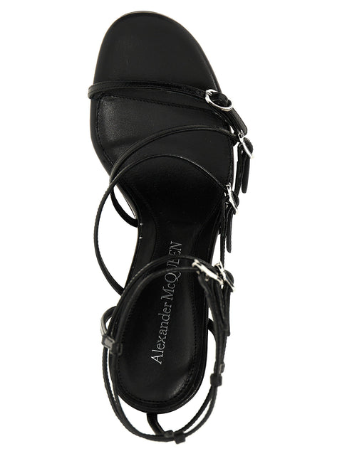 Alexander McQueen Strap Leather Sandals