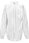 Balenciaga Asymmetric Shirt With Logo Embroidery