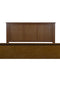 Mission Oak Panel Bed - Walnut