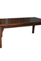 Mission Style Oak Stow Leaf Dining Table (2 Colors Available)