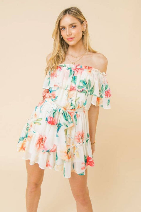 A Glance Tropical Romper