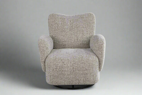 Atlas Modern Fabric Swivel Arm Chair