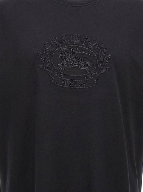 Burberry Logo Embroidery T-shirt