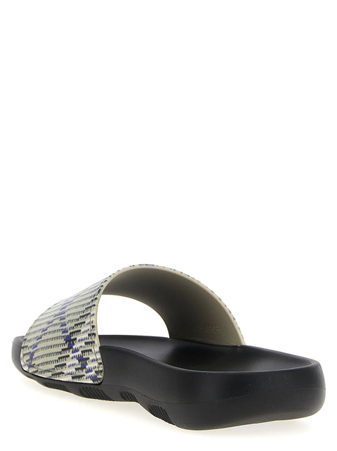 Burberry Dive Check Sandals