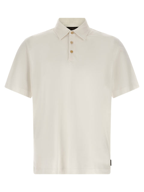 Zanone Cotton Silk Polo Shirt