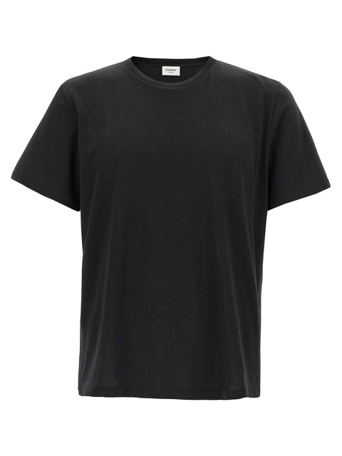 Saint Laurent Cassandre Embroidery T-shirt