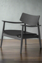 Isabella Mid Century Leisure Chair made with American Solid Oak