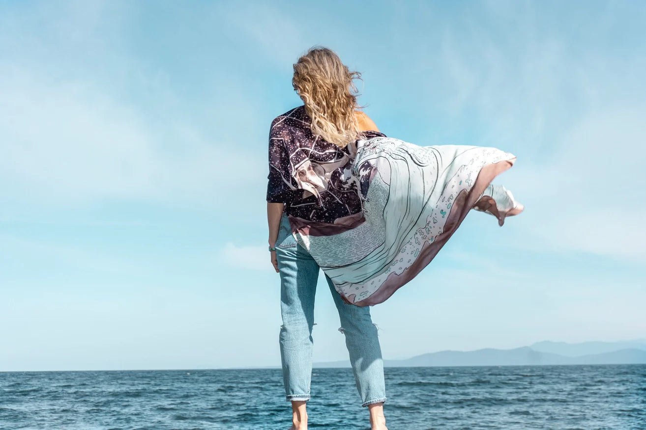 Moonstruck Starduster Bamboo Bohemian Kimono