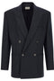 Saint Laurent Pinstriped Double-breasted Blazer