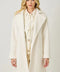 Lapel Collar Robe Coat - Snow White