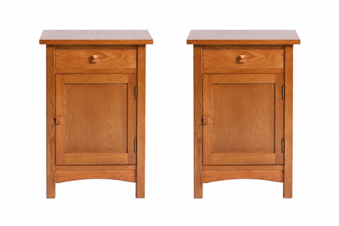 Mission 1 Door 1 Drawer Nightstand - Michaels Cherry
