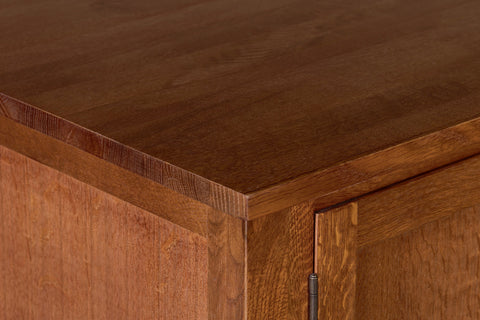 Mission Style Solid Oak Chest of Drawers - Michael's Cherry (MC-A)