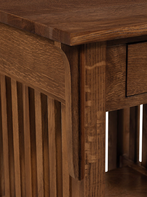 Mission Quarter Sawn Oak 1-Drawer Crofter End Table