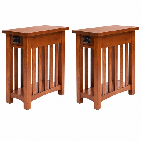 Mission Arts & Crafts 1 Drawer Side Table