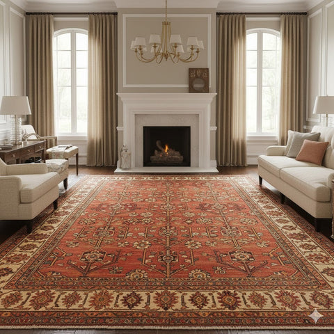 Antique Khotan Samarkand Rug, circa 1910's, 6' 8" x 13' 7"